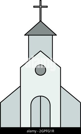 Kirche-Symbol Stock Vektor