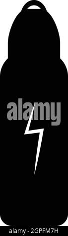 Batterie-Symbol, einfachen Stil Stock Vektor