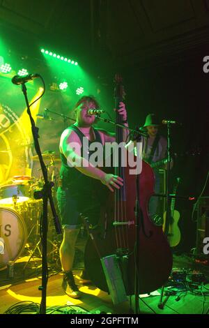 Jamppa Steve'n'Seagulls lebt in der Bodega Nottingham. Stockfoto