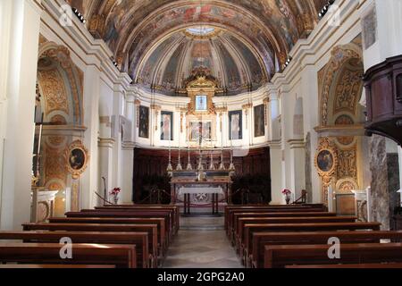 Unsere Siegeskirche in valletta (malta) Stockfoto