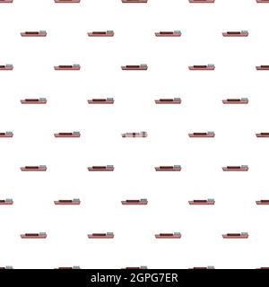 Cargo Schiff Muster, Cartoon-Stil Stock Vektor