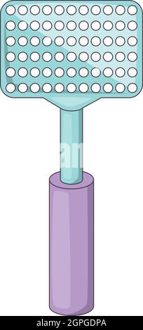 Swatter Symbol, Cartoon Stil Stock Vektor