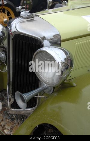 Raduno Auto storiche al parco del Valentino - Turin Stockfoto