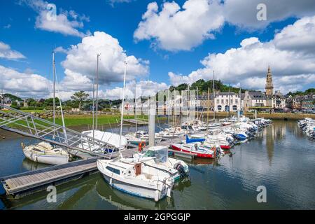 Frankreich, Cotes d'Armor, Binic, der Hafen Stockfoto