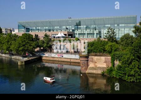 Frankreich, Bas Rhin, Straßburg, Museum für Moderne und Zeitgenössische Kunst, Ill Stockfoto