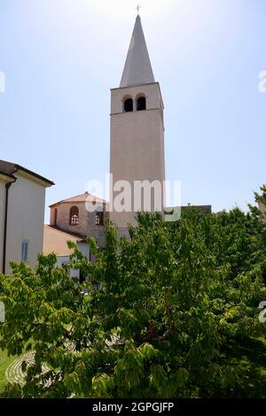 Kroatien, Istrien, Adriaküste, Porec, Eufrazijeva bazilika, Bischofskomplex der euphrasius-Basilika, die von der UNESCO zum Weltkulturerbe erklärt wurde Stockfoto