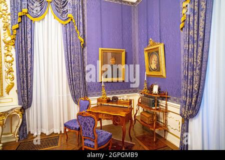 Ungarn, um Budapest, Godollo, barockes Königsschloss von Gödöllö, Sommerresidenz von Sissi (Königin Elisabeth), Badezimmer von Königin Elisabeth Stockfoto