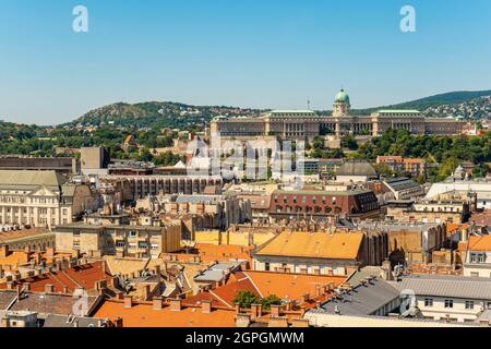 Ungarn, Budapest, von der UNESCO zum Weltkulturerbe erklärt, Pest-Viertel, St.-Stephans-Basilika (Szent Istvan bazilika), Blick vom Glockenturm Stockfoto