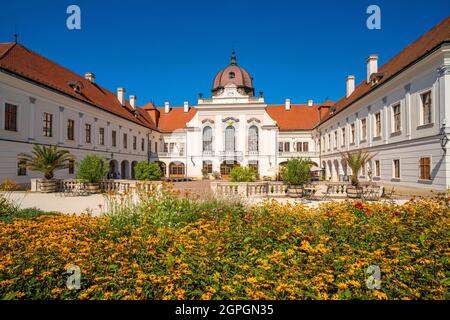 Ungarn, um Budapest, Godollo, barockes Königsschloss von Gödöllö, Sommerresidenz von Sissi (Königin Elisabeth) Stockfoto