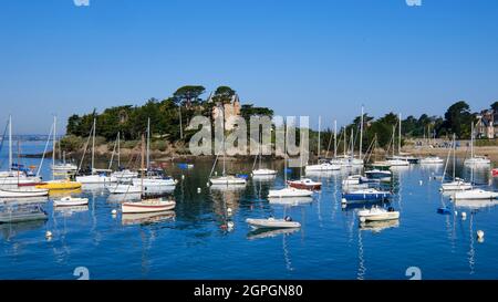 Frankreich, Ile et Vilaine, Cote d'Emeraude (Smaragdküste), Saint Briac sur Mer, le Essay, Le Essay Castle Stockfoto