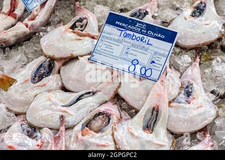 Portugal, Algarve, Olhao, die Altstadt, der Fischmarkt Stockfoto