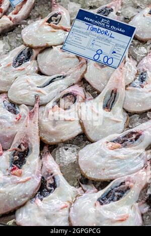 Portugal, Algarve, Olhao, die Altstadt, der Fischmarkt Stockfoto