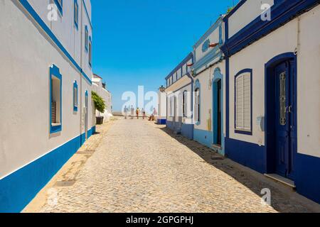 Portugal, Algarve, Tavira, Naturpark Ria Formosa, Cacela Velha Stockfoto