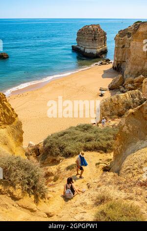 Portugal, Algarve, Albufeira, Evaristo, Praia da Ponta Grande Stockfoto