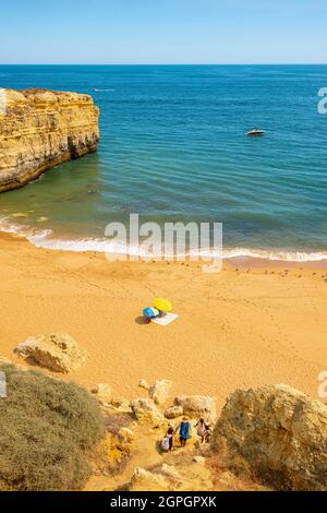 Portugal, Algarve, Albufeira, Evaristo, Praia da Ponta Grande Stockfoto