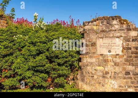 Frankreich, Somme (80), Somme-Bucht, Saint-Valery-sur-Somme, Altstadt, Nevers-Tor Stockfoto