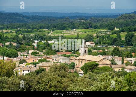 Frankreich, Vaucluse, regionaler Naturpark Mont Ventoux, Villes sur Auzon Stockfoto