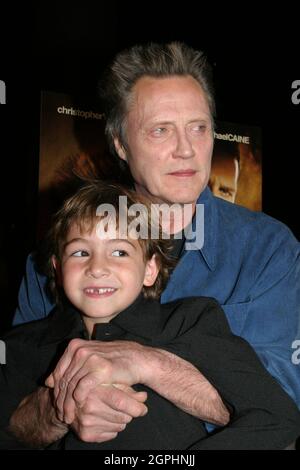 Christopher Walken, Jonah Bobo 09/21/04 RUND UM DIE KURVE bei Directors Guild of America, West Hollywood, CA. Foto: Kazumi Nakamoto/HNW/PictureLux Stockfoto