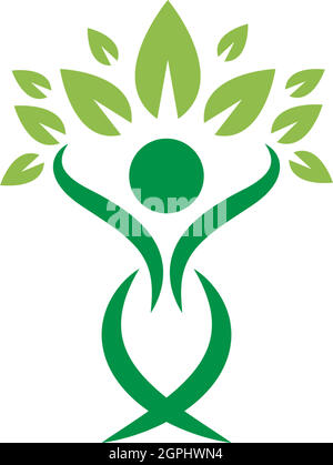 Logo „People Tree Care“ Stock Vektor