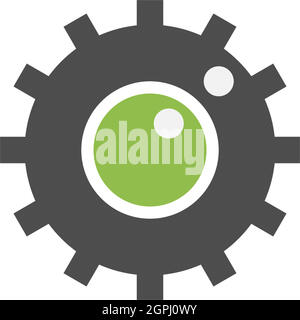 Kamera-Shutter-Logo-Ausrüstung Stock Vektor