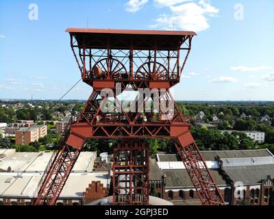 Zeche Rheinpreussen 4 in Moers Stockfoto