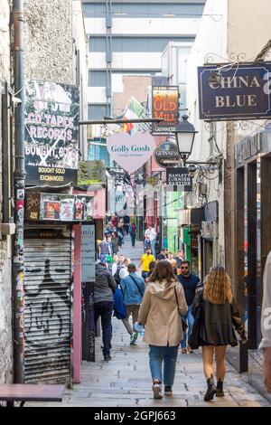 Merchant's Arch, Temple Bar, Dublin, Republik Irland Stockfoto