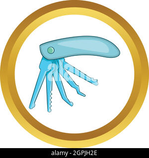 Schloss-Tipps-Vektor-Symbol Stock Vektor