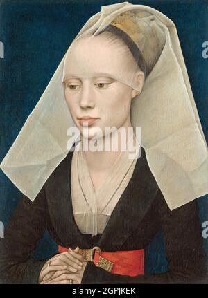 Porträt einer Frau, Gemälde von Rogier van der Weyden, c. 1460. . Stockfoto
