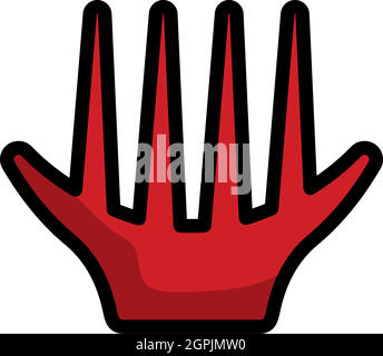 Kamm-Symbol Stock Vektor