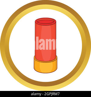 Shotgun Shell Vektor icon Stock Vektor
