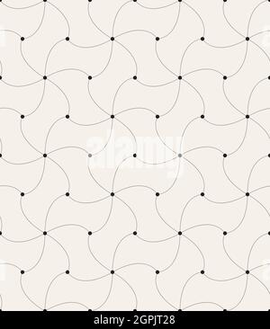 Muster Nahtloses Design Weiß Und Schwarz Geometrischer Vektor Stock Vektor
