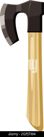 Axt-Symbol, Cartoon-Stil Stock Vektor
