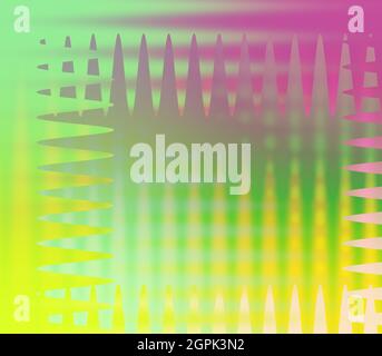 Eine abstrakte Wellig psychedelischen Hintergrundbild. Stockfoto
