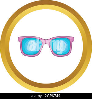 Brille Vektor icon Stock Vektor