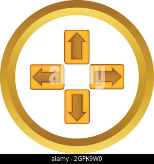 Spielknöpfe Vektor icon Stock Vektor