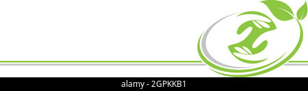Zwei Hände, Blätter, Physiotherapie, Naturheilkunde, Logo, Hintergrund Stock Vektor