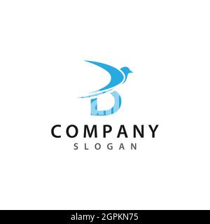 Bird Logo Vorlage Vektor Symbol Design Stockfoto