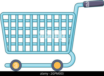 Shopping Warenkorb-Icon, cartoon-Stil Stock Vektor