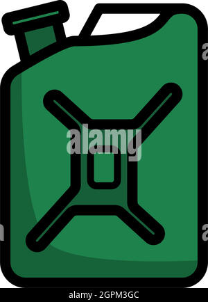 Symbol Für Kraftstoffbehälter Stock Vektor