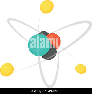 Molekül-Symbol, Cartoon-Stil Stock Vektor