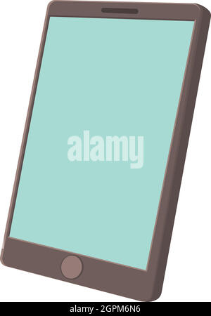 Moderne Smartphone-Symbol, Cartoon-Stil Stock Vektor