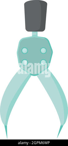 Kompass-Symbol, Cartoon-Stil Stock Vektor