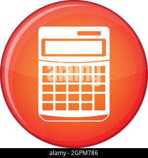 Rechnersymbol, flachen Stil Stock Vektor