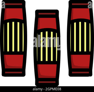 Spaghetti-Paket-Symbol Stock Vektor