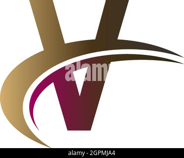 Mix aus Buchstaben mit schnellem Schrägstrich Design Logo Icon Konzept Stock Vektor