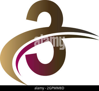 Mix aus Buchstaben mit schnellem Schrägstrich Design Logo Icon Konzept Stock Vektor