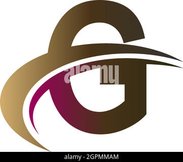 Mix aus Buchstaben mit schnellem Schrägstrich Design Logo Icon Konzept Stock Vektor