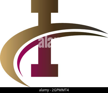 Mix aus Buchstaben mit schnellem Schrägstrich Design Logo Icon Konzept Stock Vektor