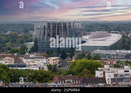 Blick auf die Stadt Straßburg im Elsass Stockfoto