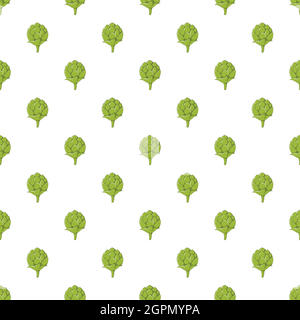 Samen Hopfen Muster, Cartoon-Stil Stock Vektor